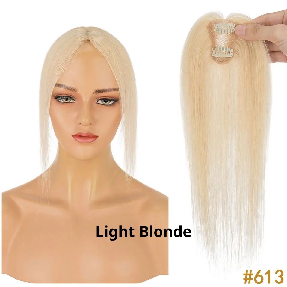 10" Instant Bangs Transformation (1.6x2.4" Base) - 100% Human Hair Clip-In | Lightweight 3D Air Bangs