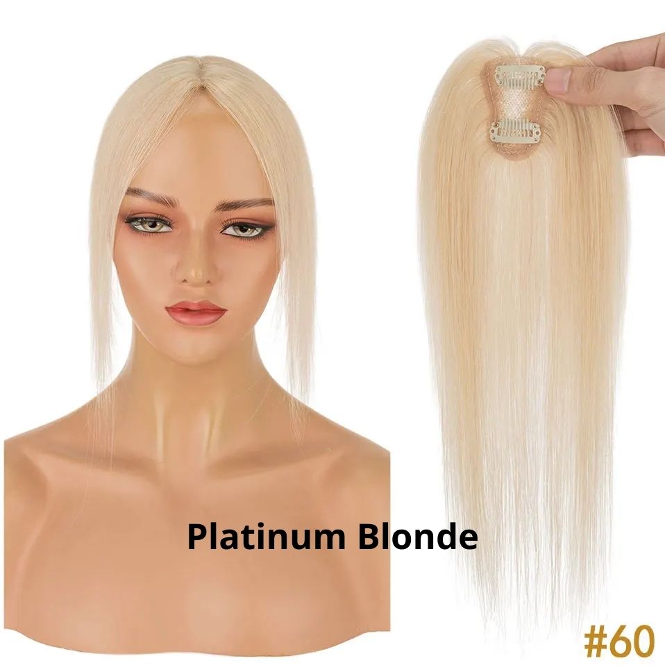 10" Instant Bangs Transformation (1.6x2.4" Base) - 100% Human Hair Clip-In | Lightweight 3D Air Bangs