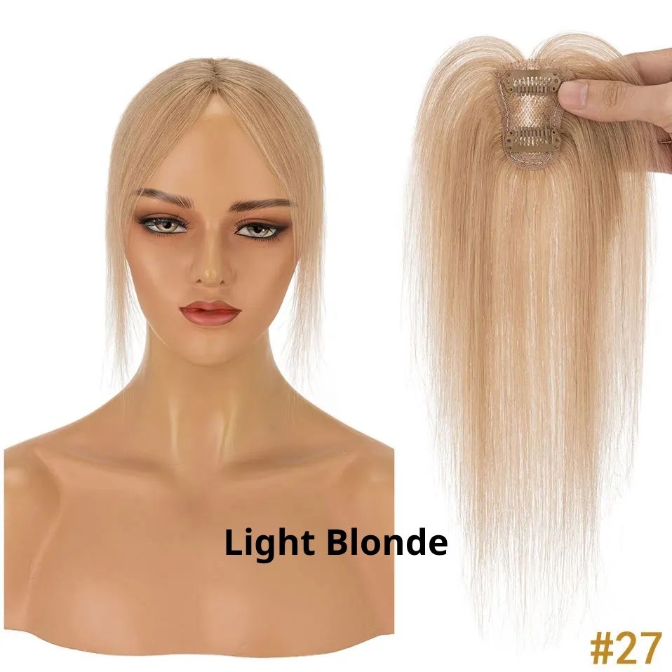 10" Instant Bangs Transformation (1.6x2.4" Base) - 100% Human Hair Clip-In | Lightweight 3D Air Bangs