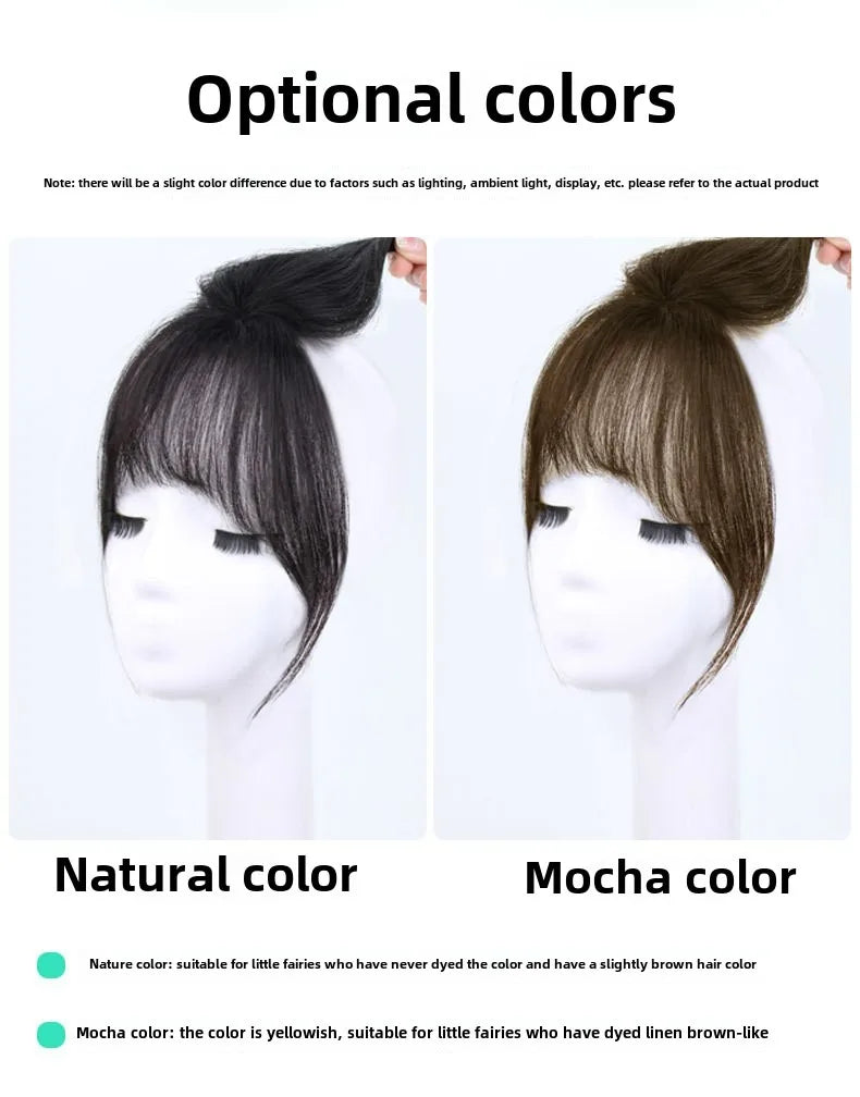 Invisible Straight Human Hair Topper (1.6x2.4" Base) Small Hairpiece for Thinning Hair, Quickly Increase Volume & Cover Gray Hair with Clips