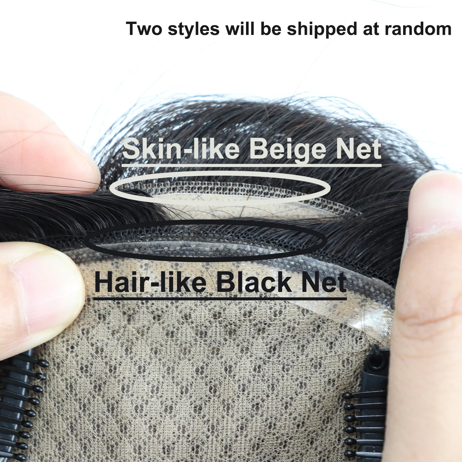 8x12cm Silk Base Topper with Clips in 16" Full Hand Tied Toupee for Women Real Remy Human Hairpiece Silk Skin Top  Natural Scalp