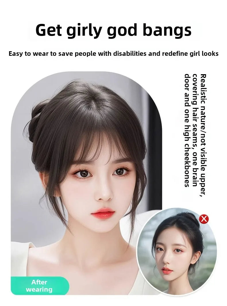 Invisible Straight Human Hair Topper (1.6x2.4" Base) Small Hairpiece for Thinning Hair, Quickly Increase Volume & Cover Gray Hair with Clips